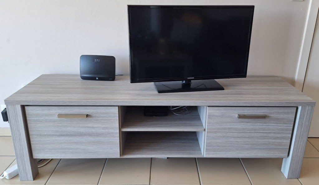 Meuble de télévision, Enlèvement, Comme neuf, 25 à 50 cm, Moins de 100 cm