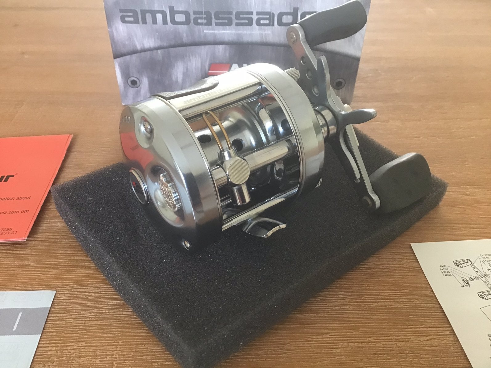 Abu garcia ambassadeur Record nr 51, Watersport en Boten, Ophalen of Verzenden, Zo goed als nieuw