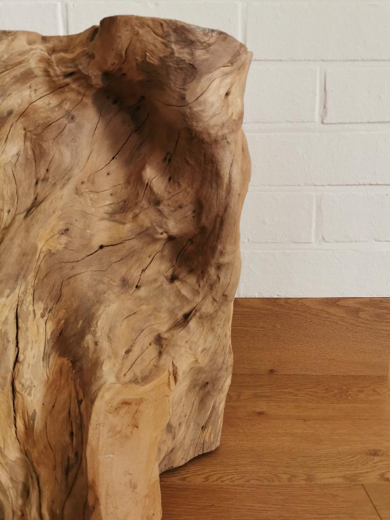 Houten boomstam/kruk, Ophalen, Zo goed als nieuw, Hout, Vintage
