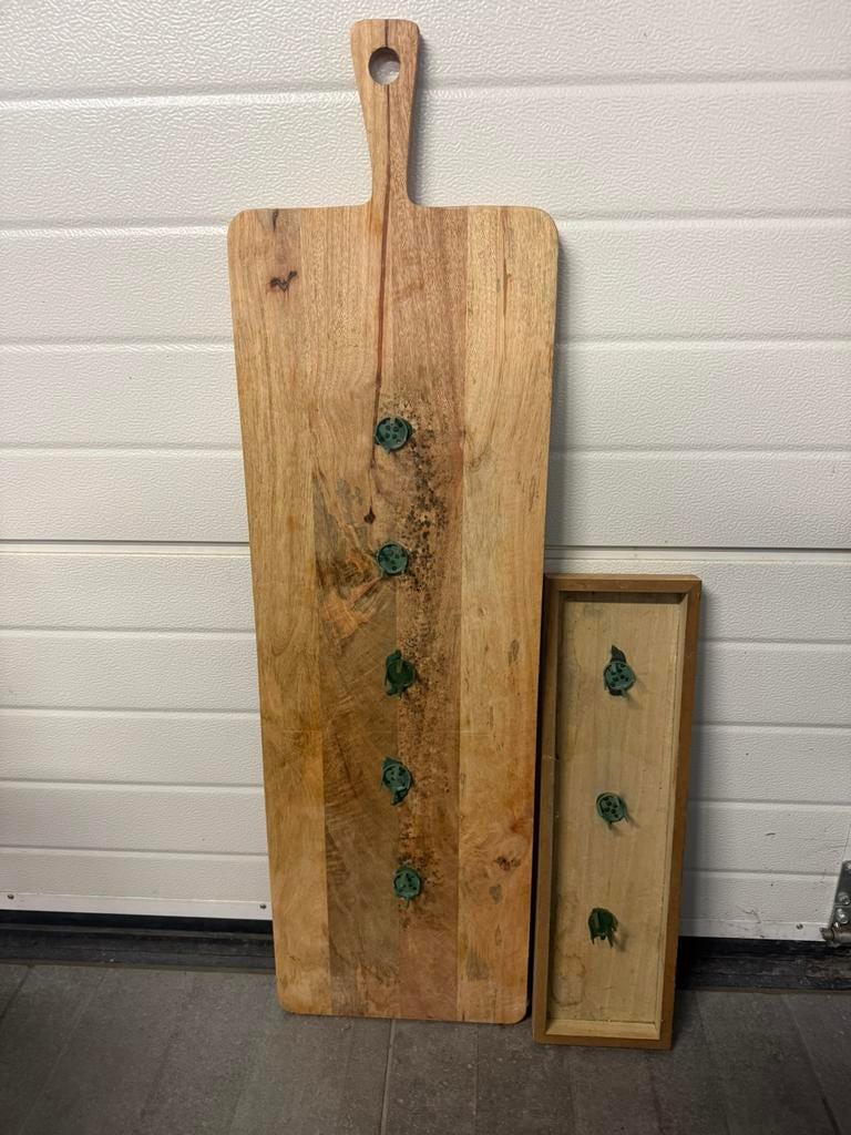 2 planken, Tuin en Terras, Ophalen, Gebruikt, Hout