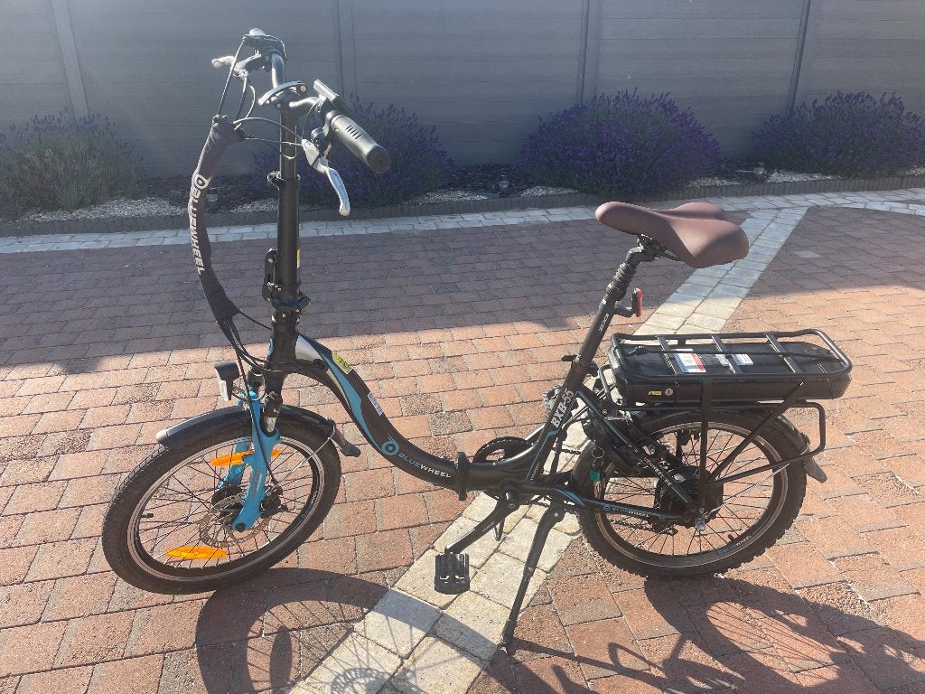 Elektrische vouwfiets (2 stuks beschikbaar), Enlèvement, Utilisé, 50 km par batterie ou plus, Autres marques