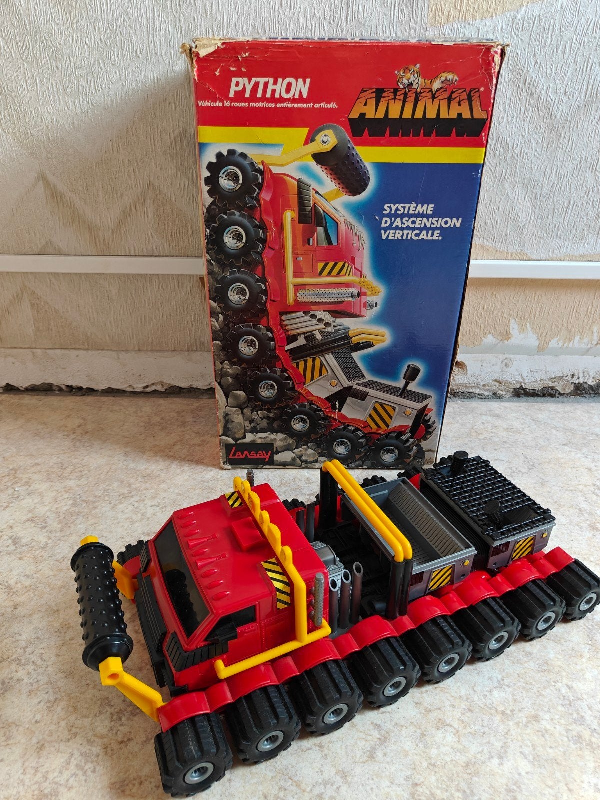 Jouets vintage Galoob Giant, Lansay Python, 16 wd, Collections, Jouets, Enlèvement ou Envoi