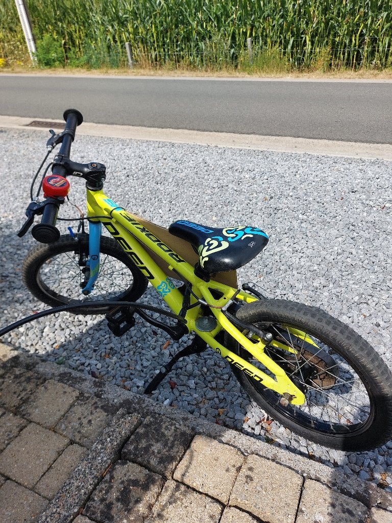 Kinderfietsje, Fietsen en Brommers, Fietsen | Kinderfietsjes, Velgrem, Ophalen, Overige merken, 16 tot 20 inch