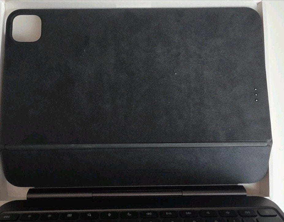 Apple Magic Keyboard iPad Pro 11 inches (2024) AZERTY Black, Computers en Software, Gebruikt, Zwart, 11 inch, Ophalen of Verzenden