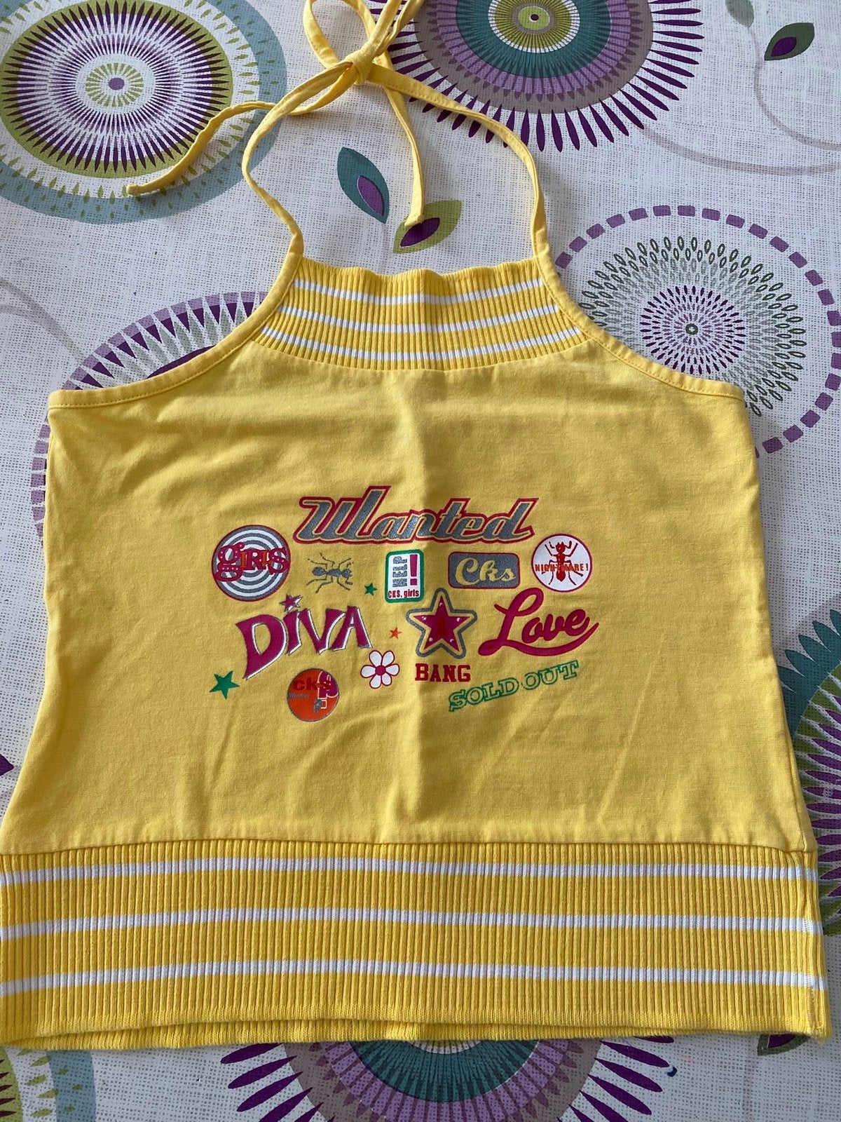 Top dos nu jaune CJS Jeans – Taille 164 (14 ans / XS), Vêtements | Femmes, Tops, Enlèvement ou Envoi, Comme neuf, Jaune