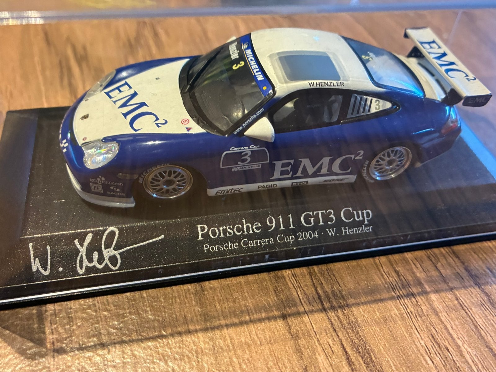 Porsche 911 GT3 CUP met handtekening, Enlèvement ou Envoi, Utilisé, Voiture, MiniChamps