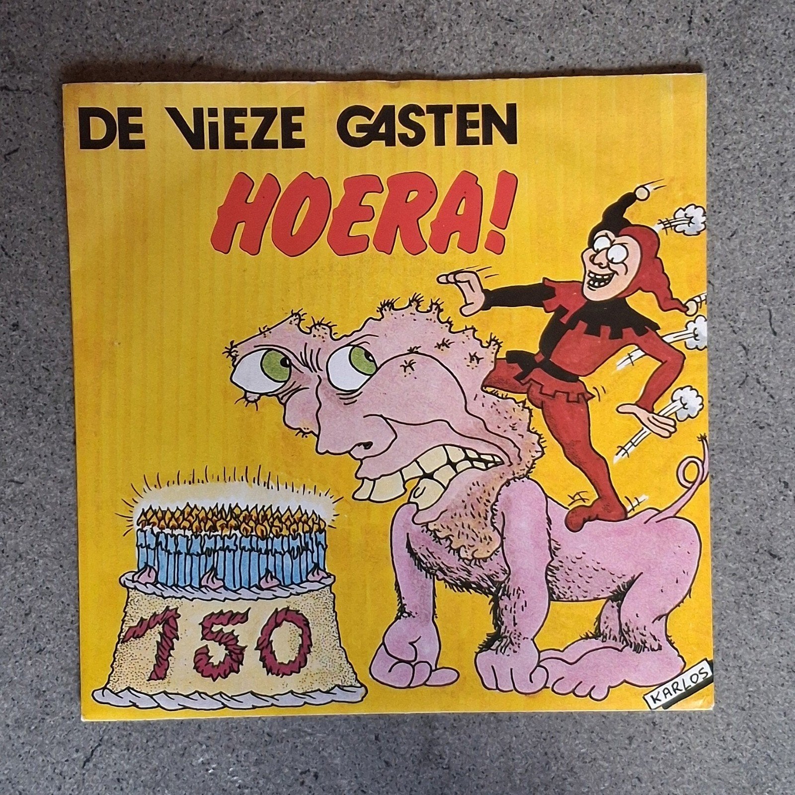 De Vieze Gasten: Hoera! / Mijn Vaderland (7"), Originele persing, Ophalen of Verzenden