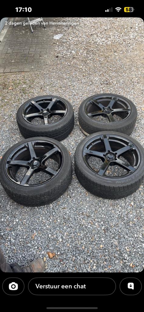 Set mercedes CLA/GLA/A klasse velgen 18 inch, Ophalen, 18 inch, Band(en)