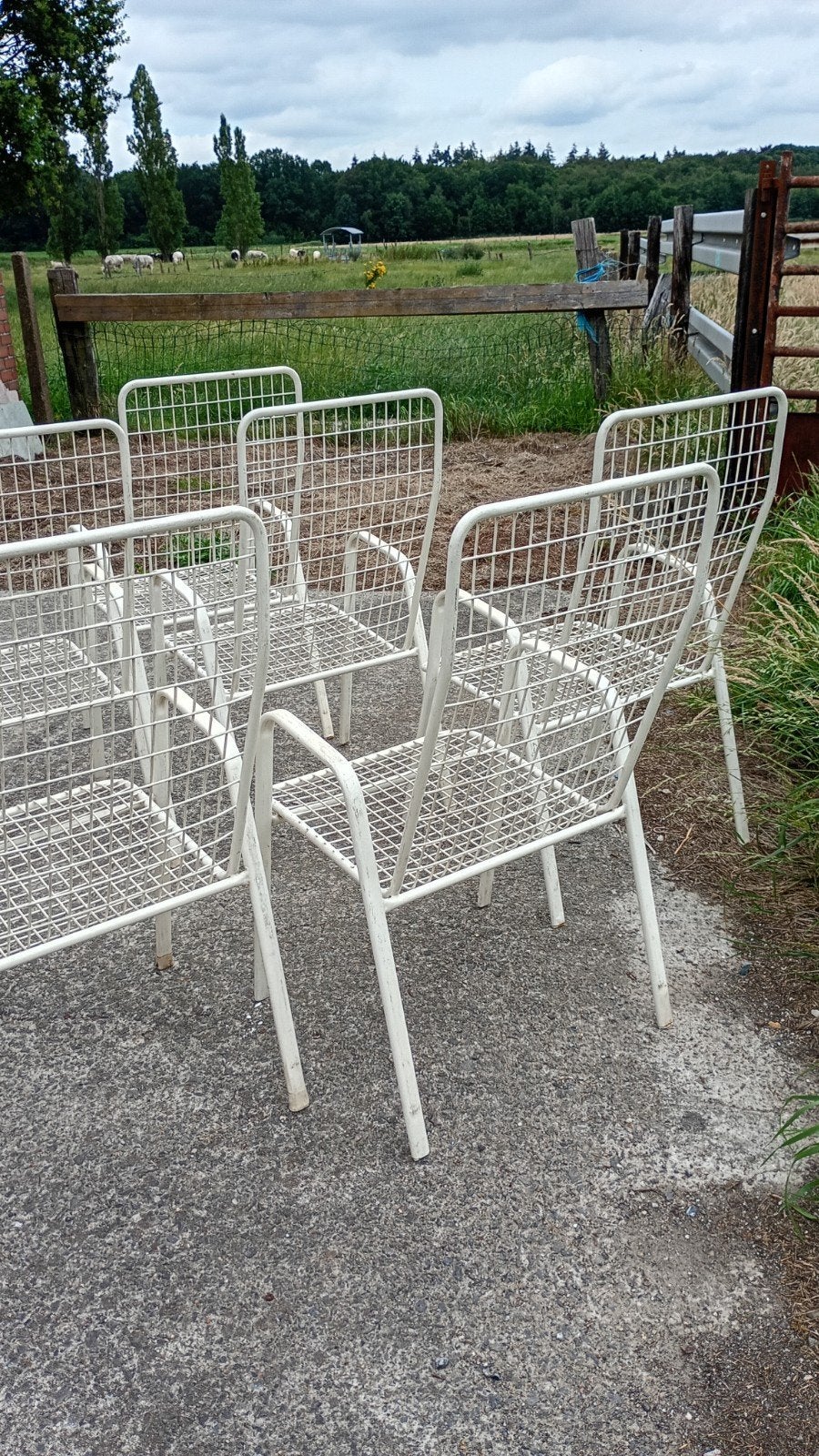 6 sièges de jardin Emu, Jardin & Terrasse, Enlèvement, Empilable