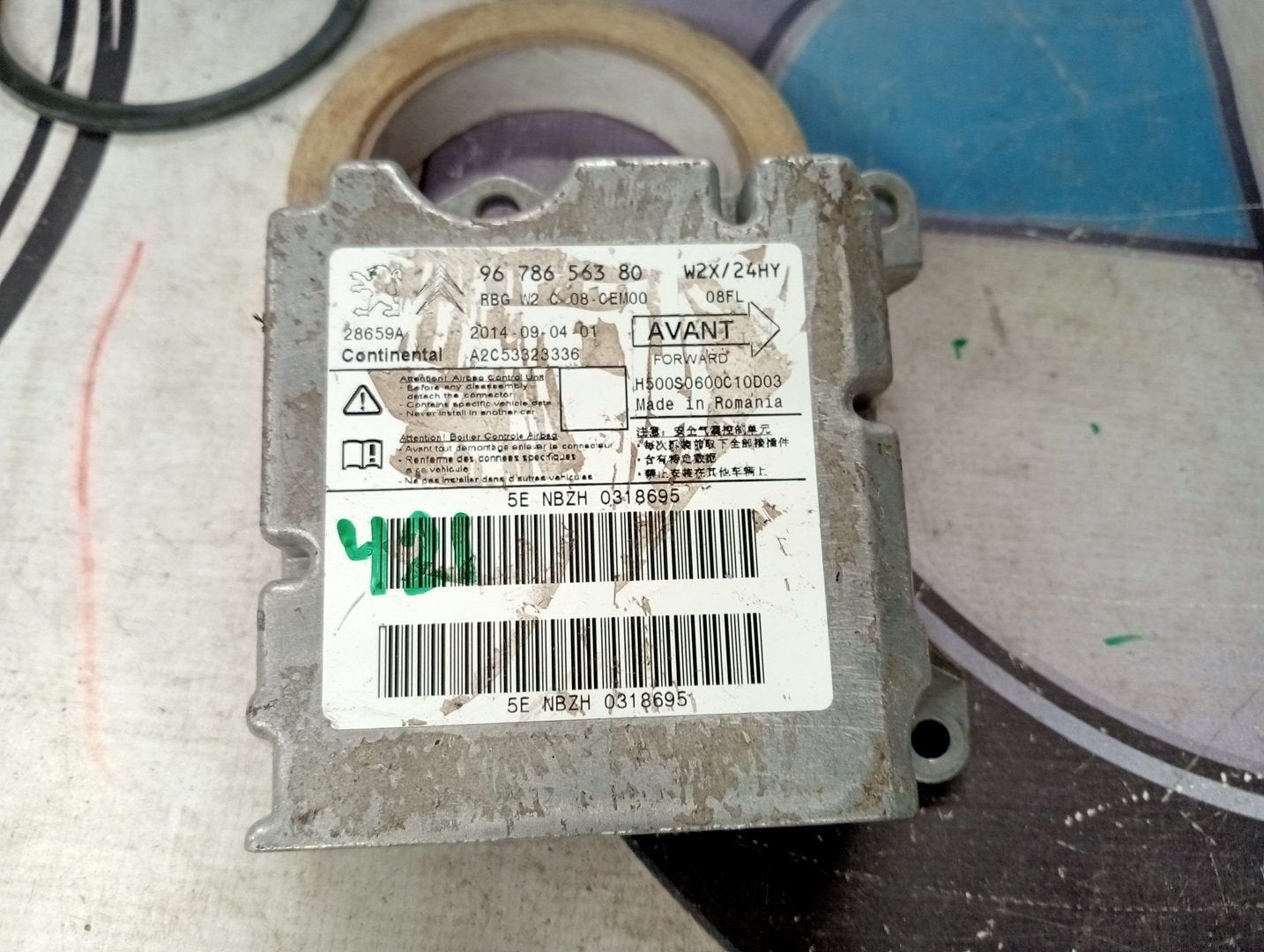 Airbag Module van een Peugeot 508, Gebruikt, -, -, Ophalen of Verzenden