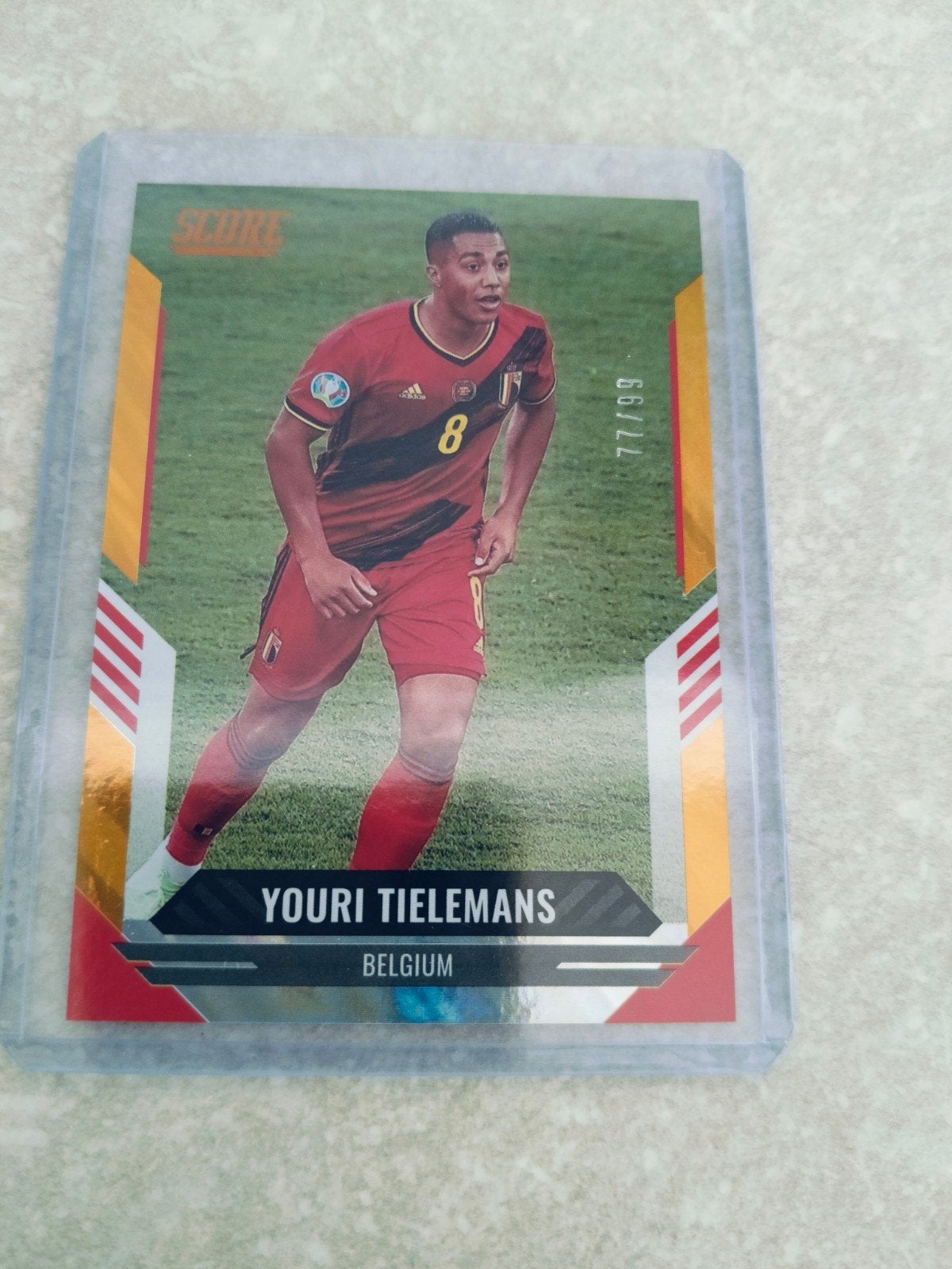Youri Tielemans België genummerd, Ophalen of Verzenden