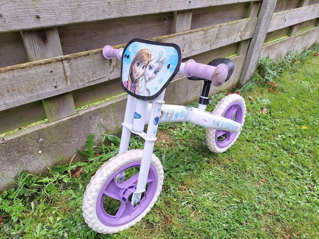 Frozen loopfiets, Ophalen
