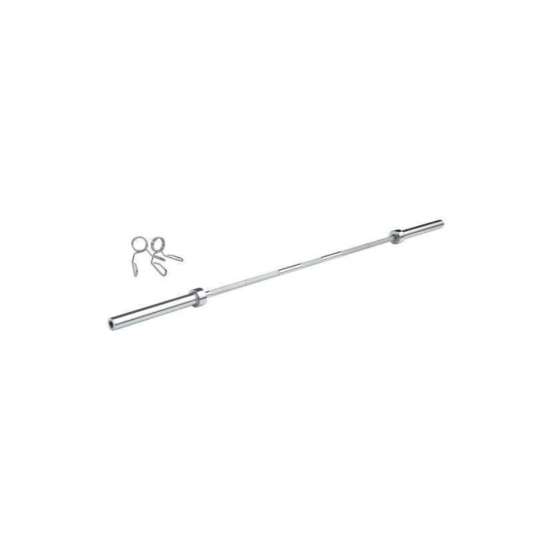 MD sport halterstang/barbell 375 kg / 220 cm / 50 mm, Ophalen of Verzenden, Gebruikt