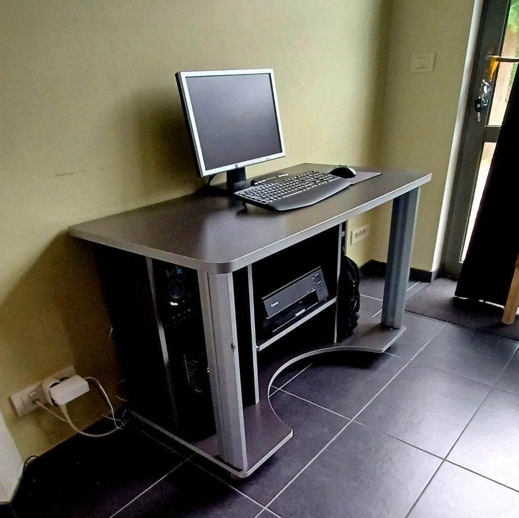 PC en printer tafel, Ophalen, Kunststof, Gebruikt, 70 tot 120 cm