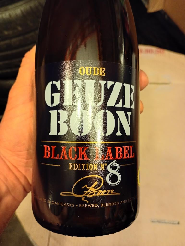Geuze Boon Black Label 8 75cl, Verzamelen, Ophalen of Verzenden, Nieuw