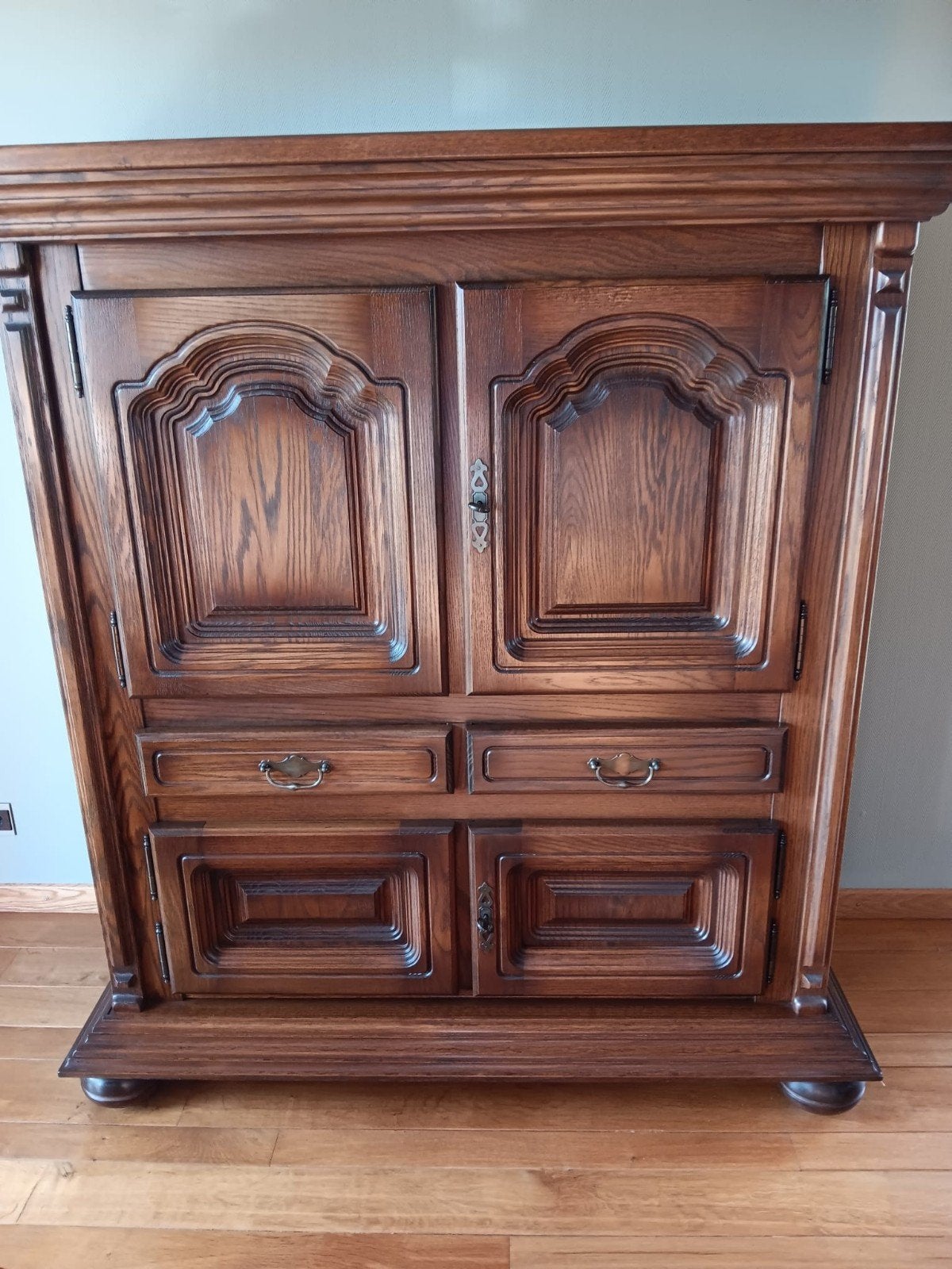 Antieke houten kast in perfecte staat, Antiek en Kunst, Ophalen