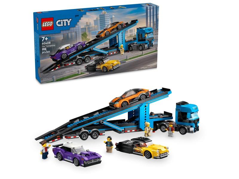Lego 60408 - Véhicule de transport de voitures de sport, Neuf, City, Enlèvement ou Envoi, Lego