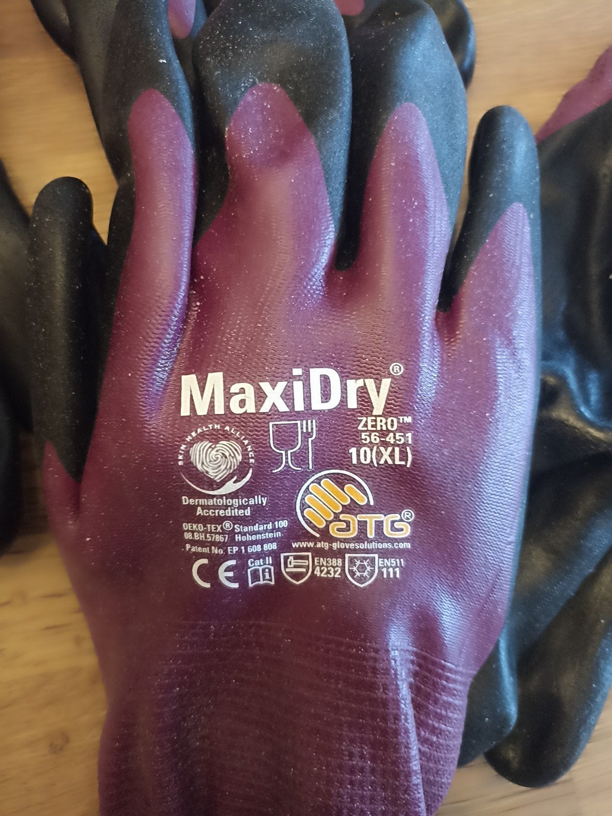 Lot de 3 gants de travail MaxiDry taille 56, Jardin & Terrasse, Enlèvement ou Envoi, Comme neuf, Gants