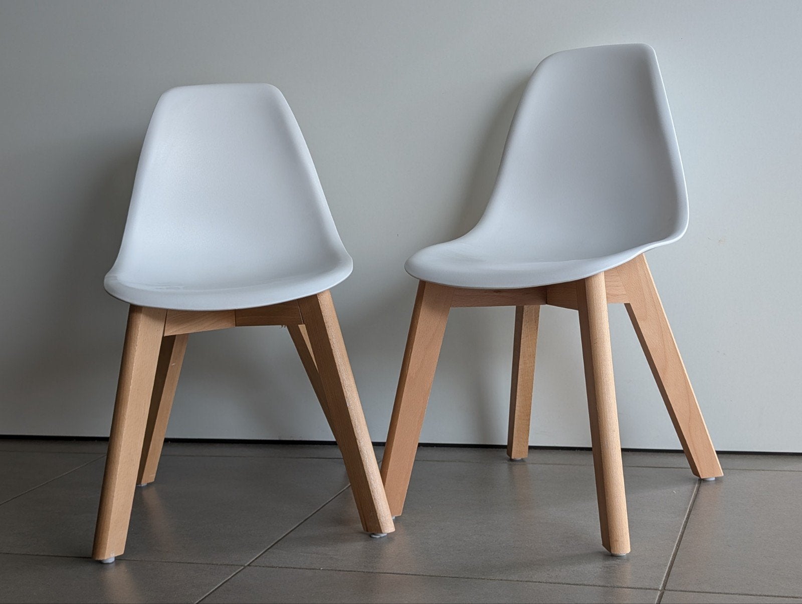 Scandinavische kinderstoelen, Huis en Inrichting, Stoelen, Twee, Wit, Zo goed als nieuw, Scandinave
