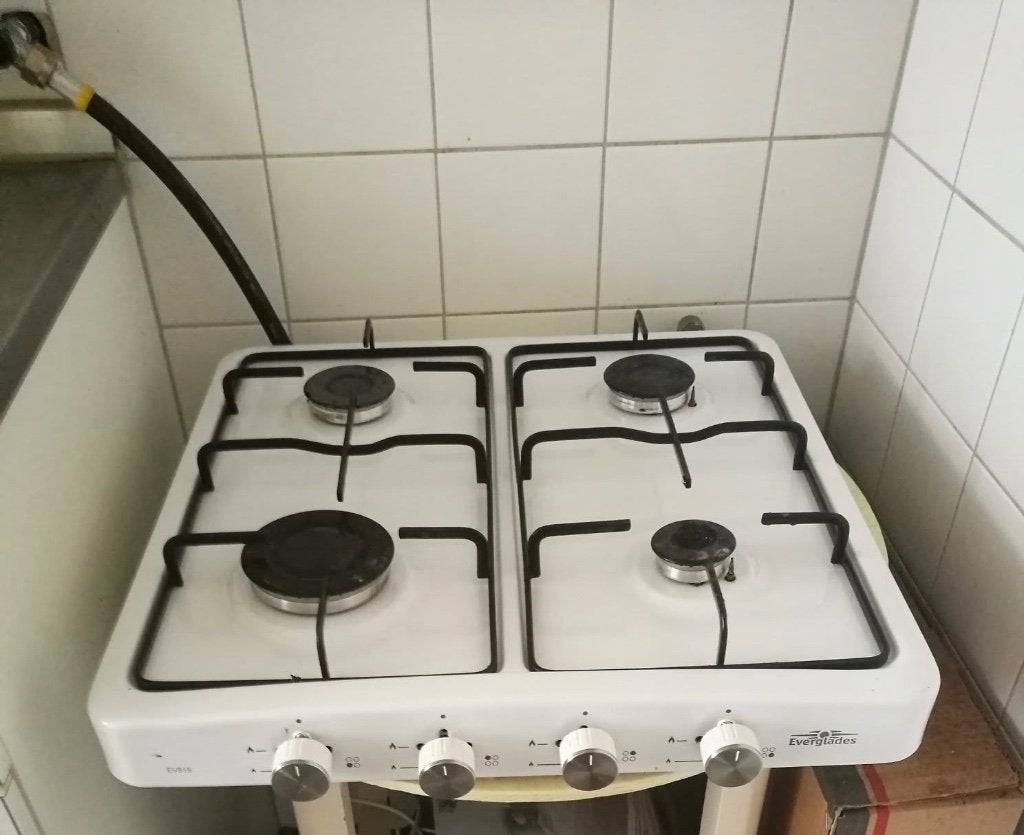 Gas stove, Ophalen, Zo goed als nieuw