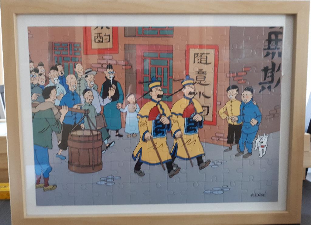 Puzzle Tintin Le Lotus Bleu, Collections, Enlèvement, Tintin, Neuf, Autres types