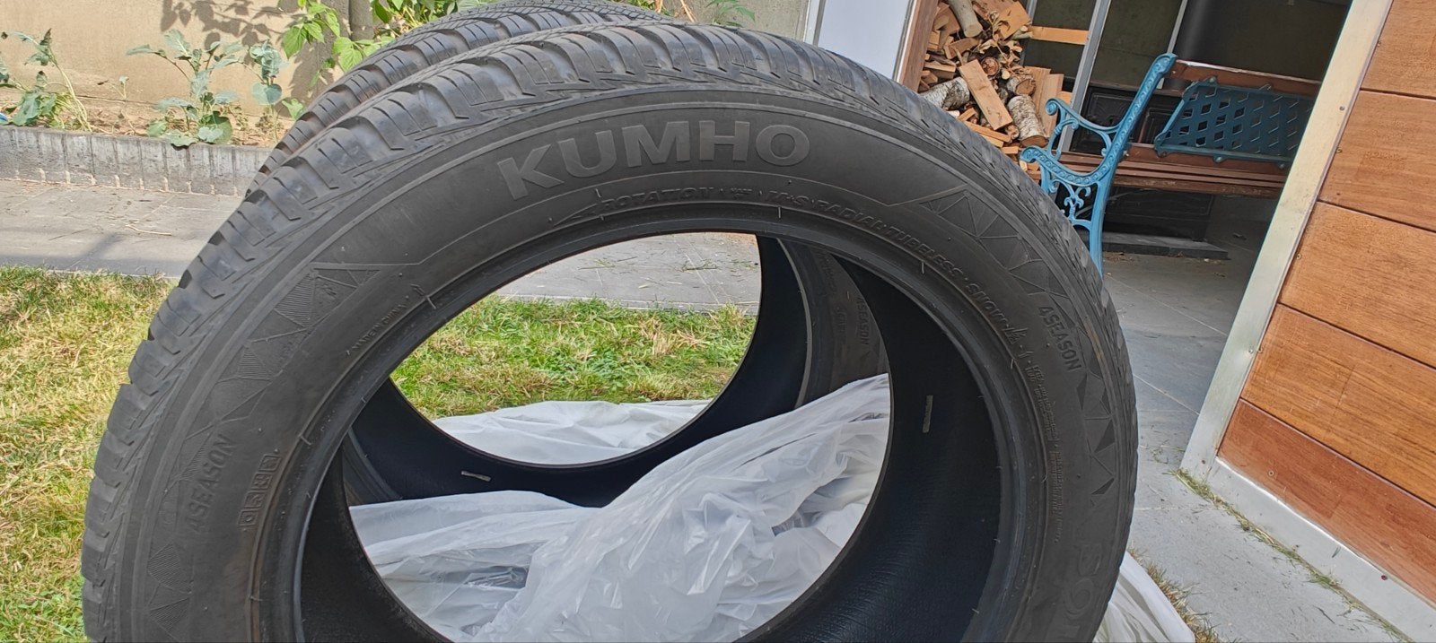 Winter banden Michelin en kumho, Ophalen, Gebruikt