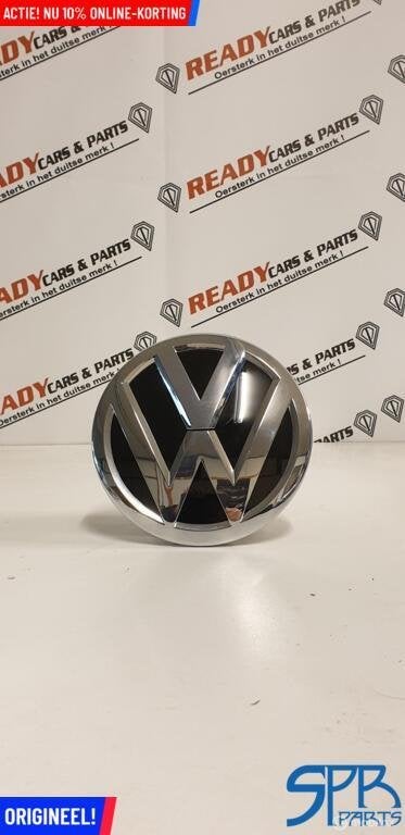 CADDY 2K5 IV VW LOGO Embleem voor origineel GRILLE 2K5853600, VOLKSWAGEN, Enlèvement ou Envoi, Volkswagen, Utilisé