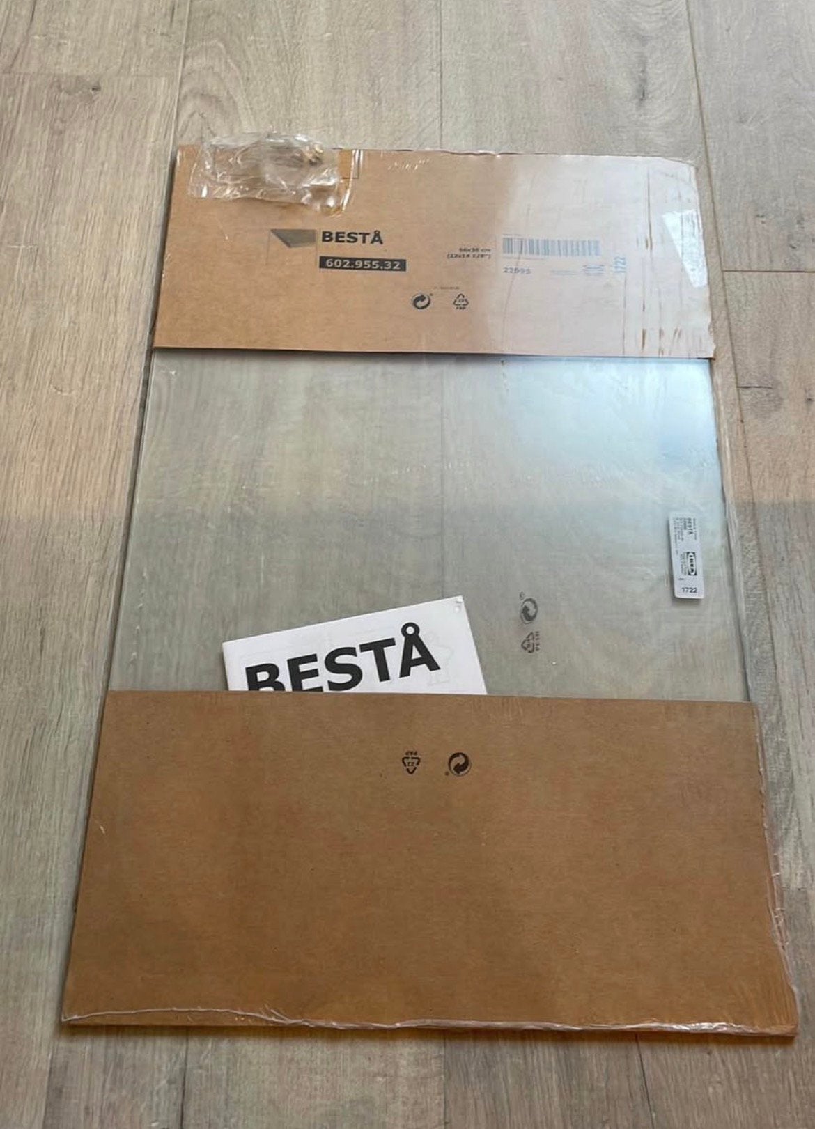 Ikea besta gasplaat 56 x 36 cm, Ophalen, Nieuw