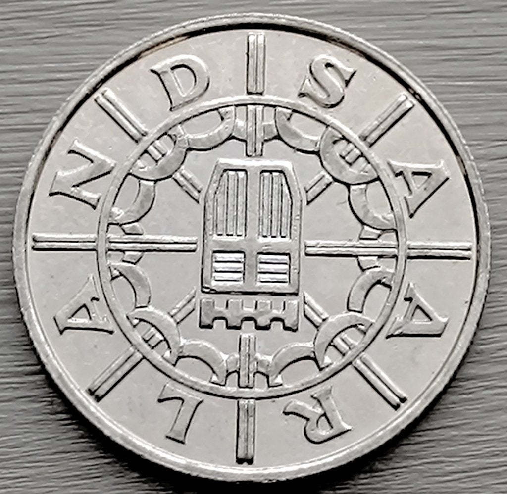 munt Saarland 100 franken 1955, Postzegels en Munten, Ophalen of Verzenden