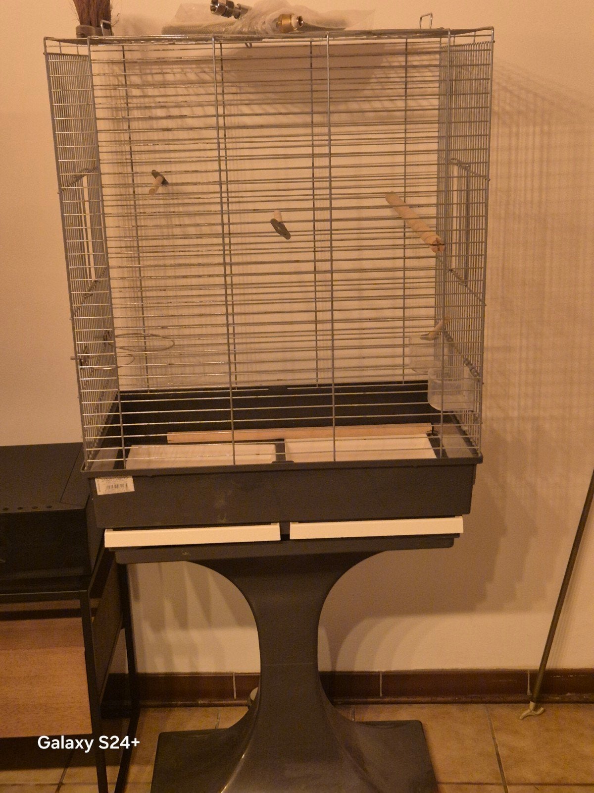 vogelskooi, Ophalen, Nieuw, Metaal, Vogelkooi