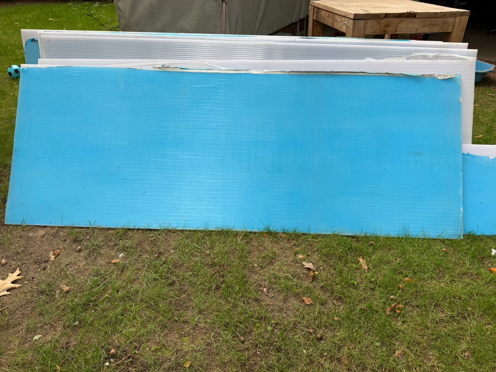 Polycarbonaatplaten opaal - 16mm, Enlèvement, Comme neuf
