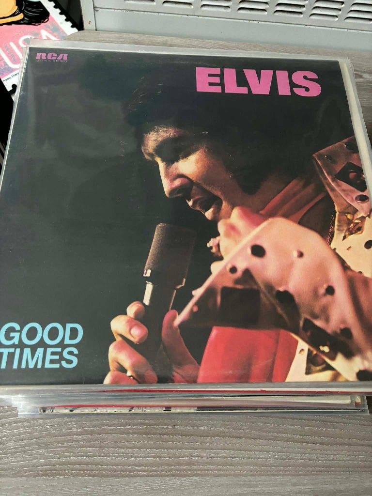 Elvis lp, good times, Engelse persing, orange label, Gebruikt, Ophalen of Verzenden, Rock-'n-Roll, 12 inch