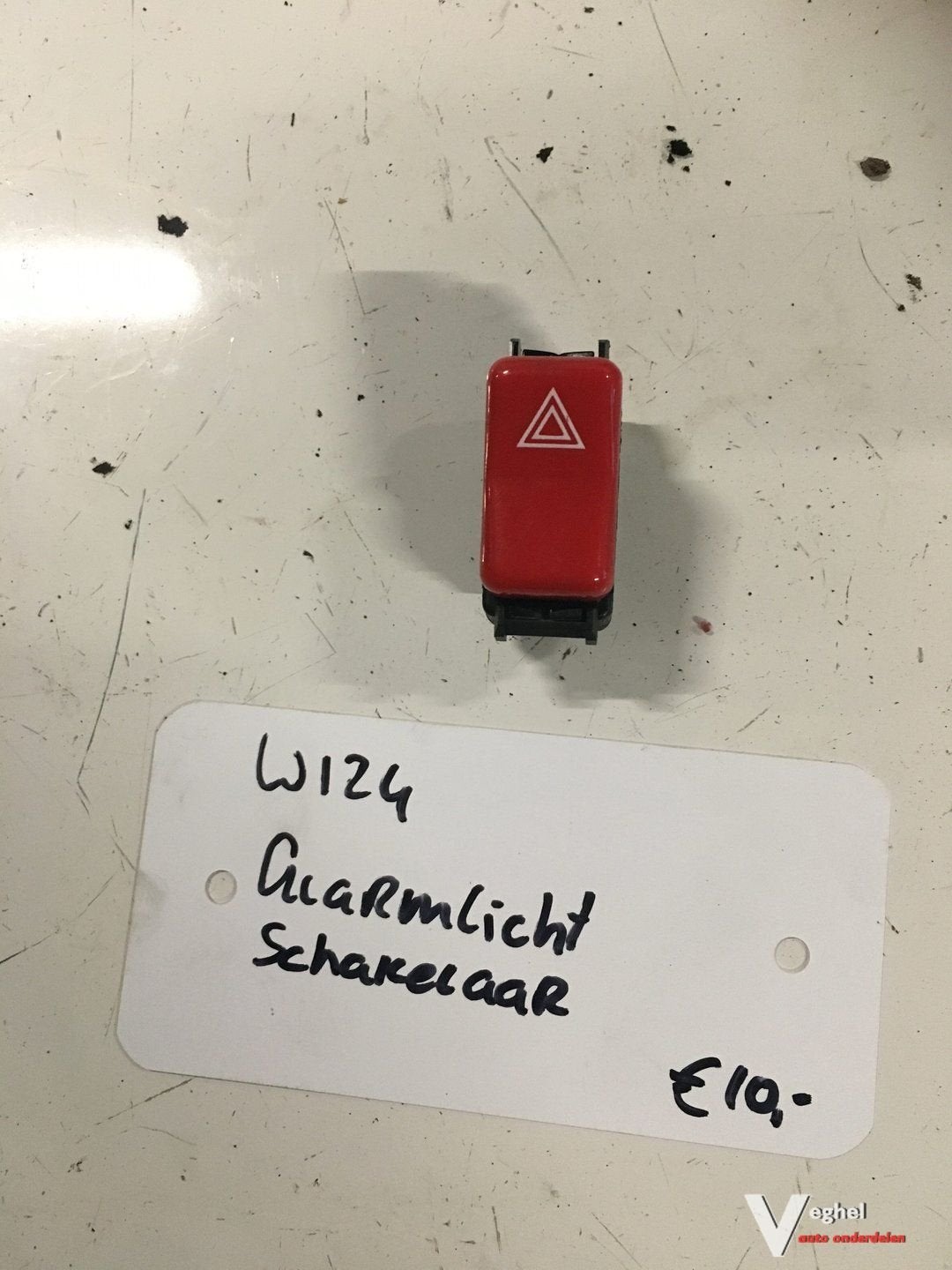 Mercedes w124 1985 2.6  Alarmlichtschakelaar, -, Utilisé, -, -
