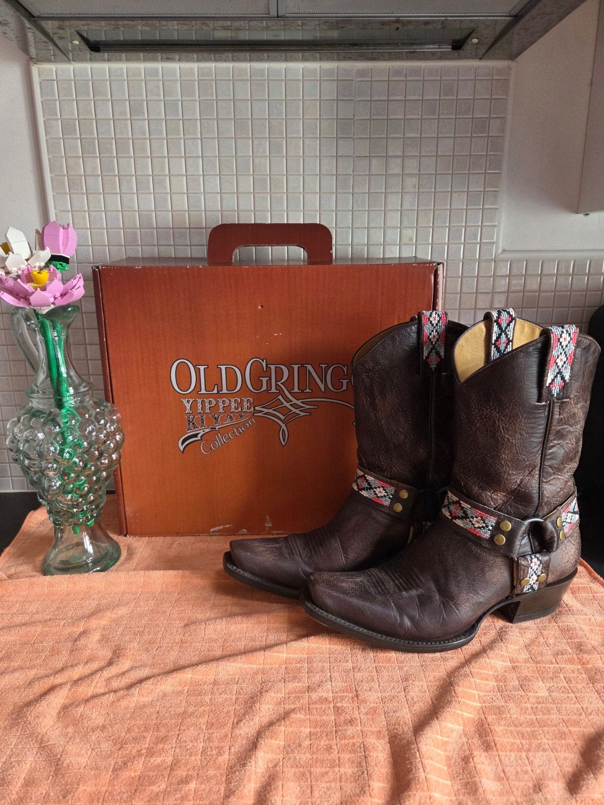 Old Gringo cowboy boots (vrouwen), Kleding | Dames, Schoenen, Ophalen, Hoge laarzen, Old Gringo, Bruin