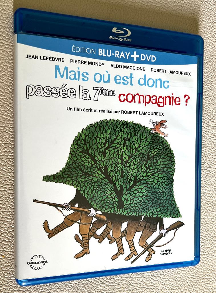 MAIS OÙ EST DONC PASSÉE LA 7è COMPAGNIE? (Cult) BLURAY + DVD, Ophalen of Verzenden, Zo goed als nieuw, Klassiekers