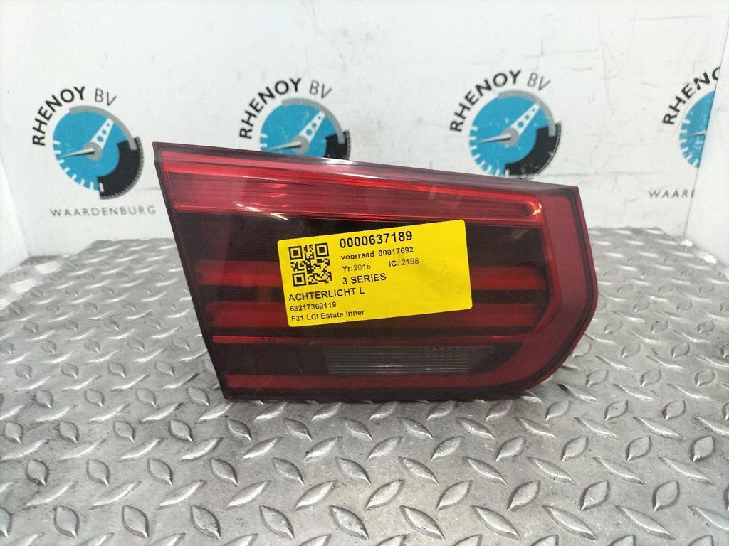 BMW 3 SERIES F31LCI 320d EDE Cent. Exec.  ACHTERLICHT L 2016, Auto-onderdelen, Verlichting, Gebruikt, ARN erkend, Stiba lid, Erkend duurzaam