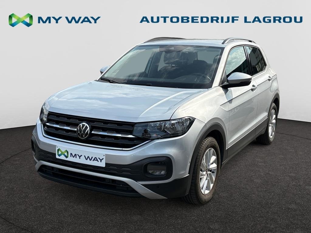 Volkswagen T-Cross T-Cross 1.0 TSI Life OPF DSG, Auto's, Automaat, SUV of Terreinwagen, Zilver of Grijs, T-Cross