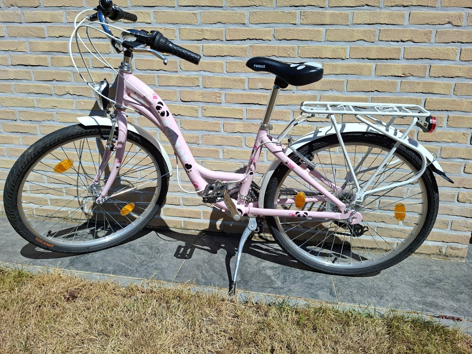Meisjesfiets, Fietsen en Brommers, Ophalen, Gebruikt, 24 inch