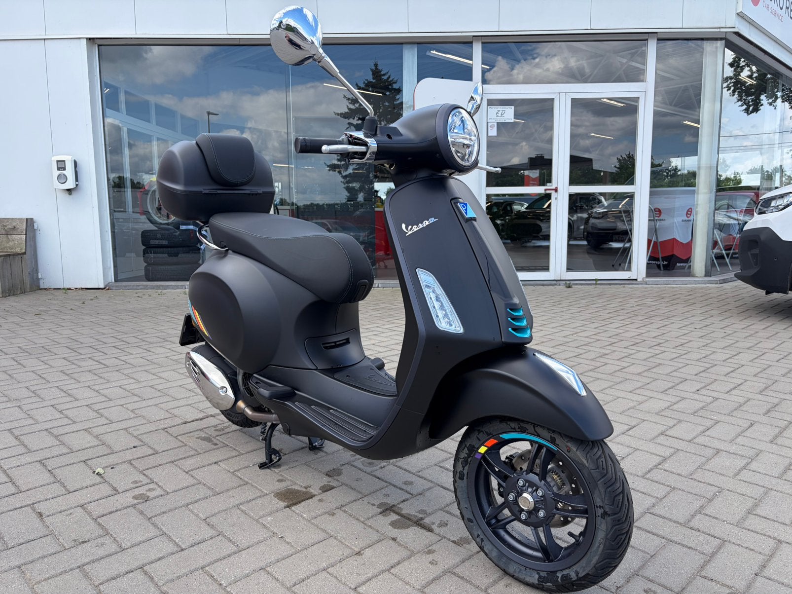 Vespa Primavera S 125cc mat zwart (rijbewijs B), Motoren, Nieuw, Bedrijf, 11 kW of minder, Automaat