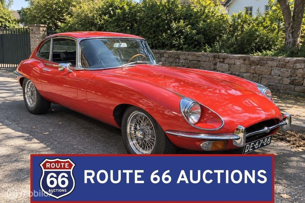 Jaguar E-Type Coupe Series 2 | 1970 | Route 66 Auctions, Achat, Entreprise, Boîte manuelle, Autre carrosserie