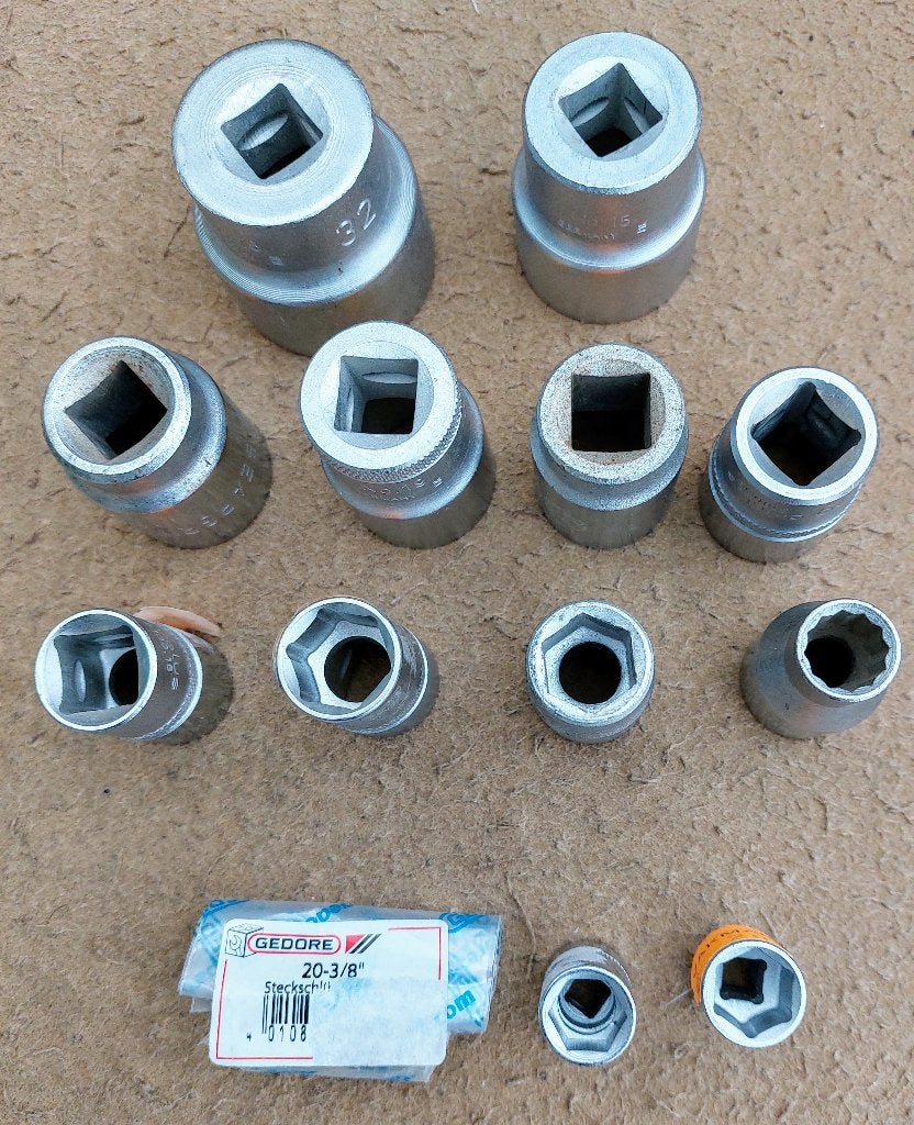 Zeskantdop aansluiting 1/2" en 1/4", Bricolage & Construction, Outillage | Outillage à main, Enlèvement ou Envoi, Neuf, Clé/cliquet