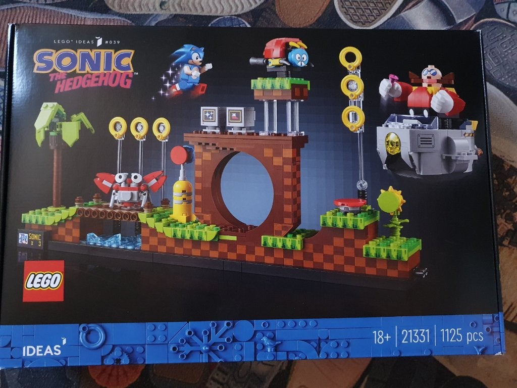 Lego 21331 - Sonic the Hedgehog - Green Hill Zone, Overige thema's, Lego, Nieuw, Ophalen of Verzenden