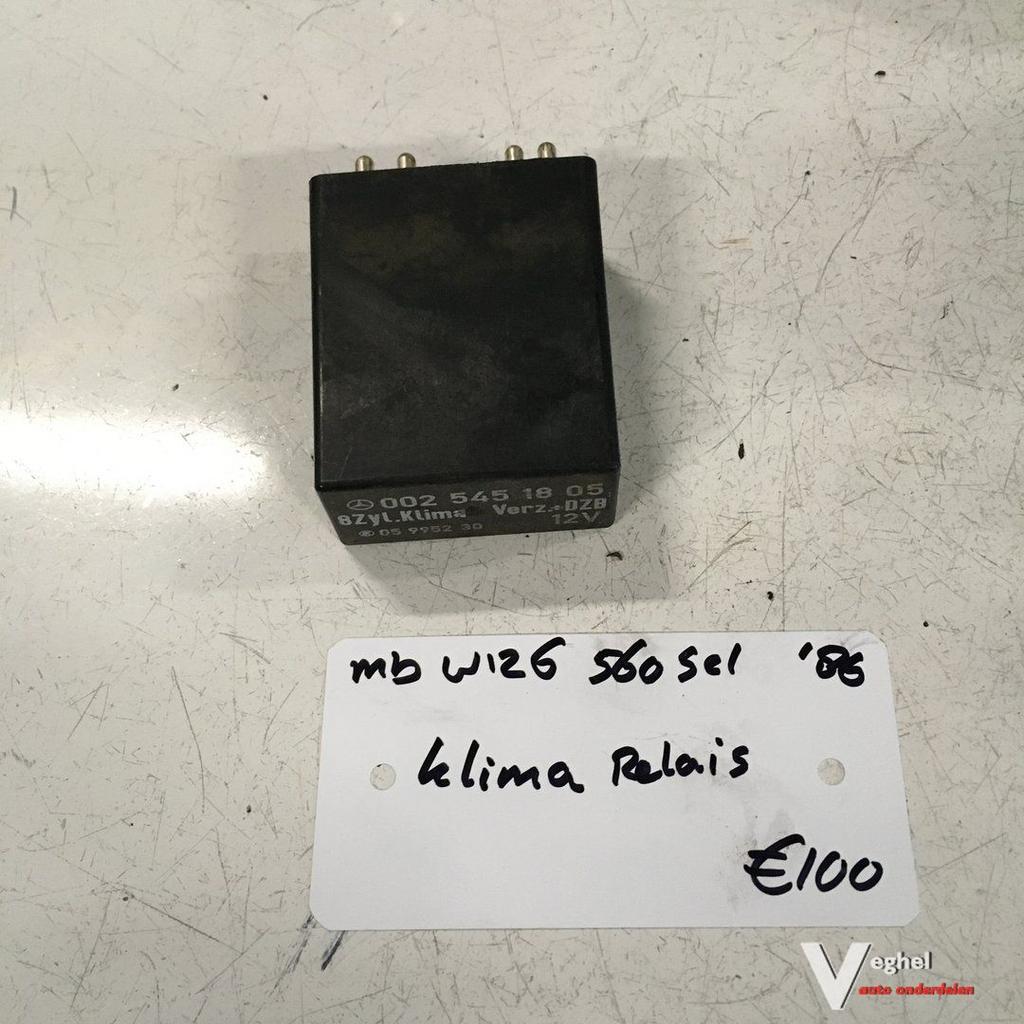 Mercedes W126 1986 560 SEL Clima Module 002 545 1805, Gebruikt, -, -, Ophalen of Verzenden