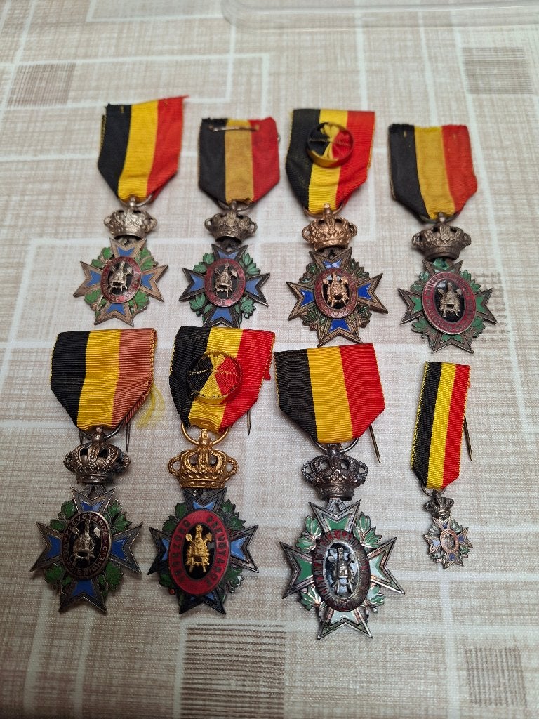 Lot Belgische medailles, Ophalen of Verzenden
