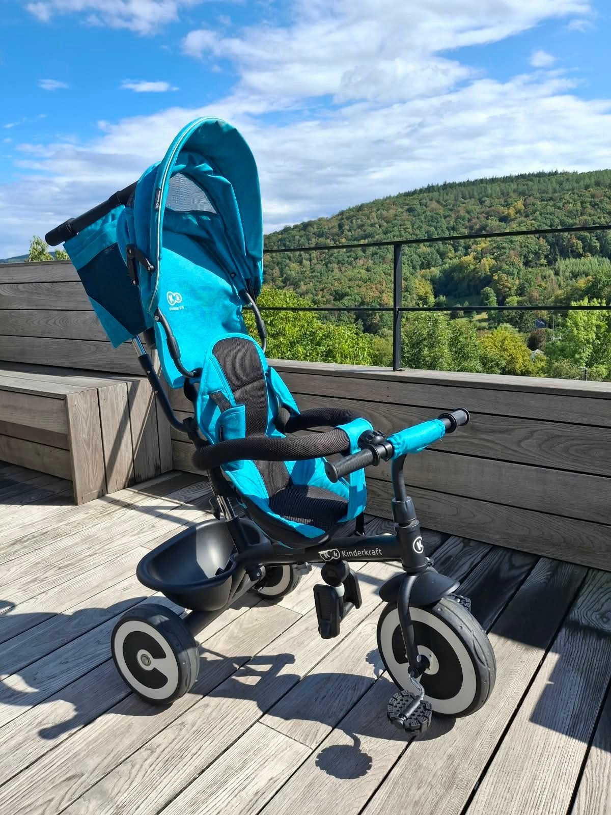 Tricyle poussette pour enfant, Enlèvement