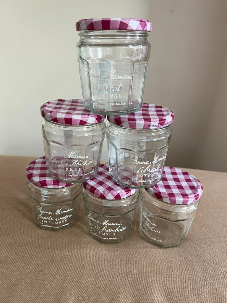 Lot de pots de confiture vides, Enlèvement, Comme neuf