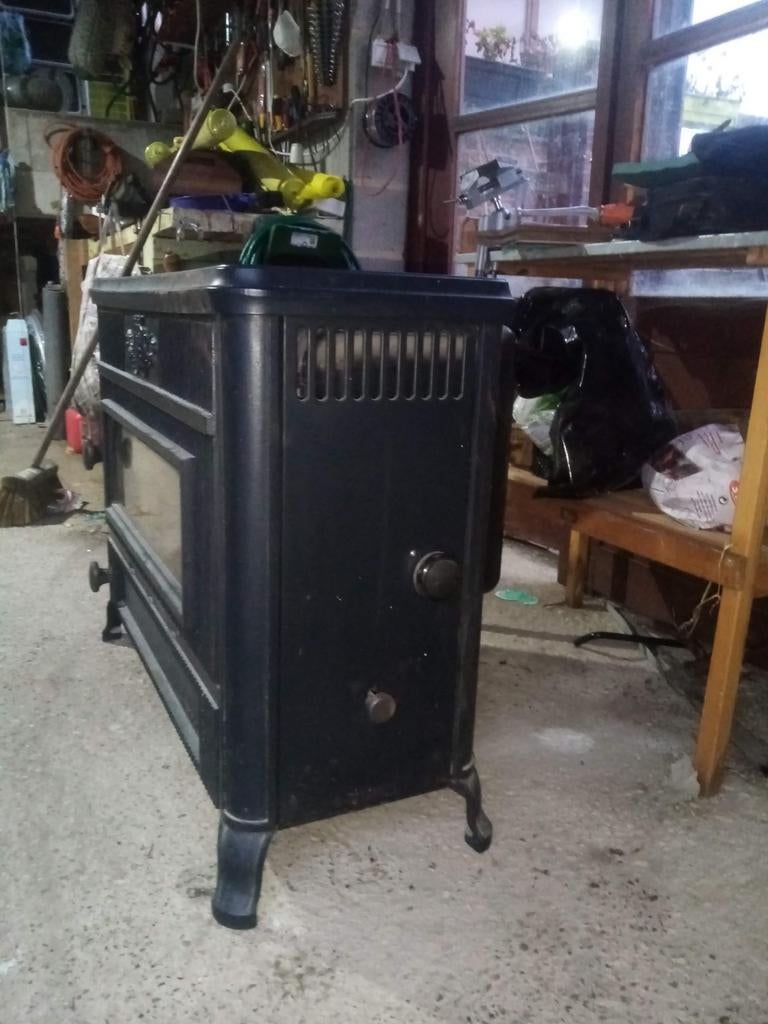 Poêle charbon Nestor martin, Maison & Meubles, Poêles, Autres carburants, Poêle à charbon, Enlèvement, Utilisé