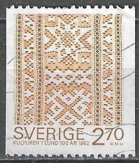 Zweden 1982 - Yvert 1176 - Kantwerk uit de XIXe eeuw. (ST), Verzenden, Zweden, Gestempeld