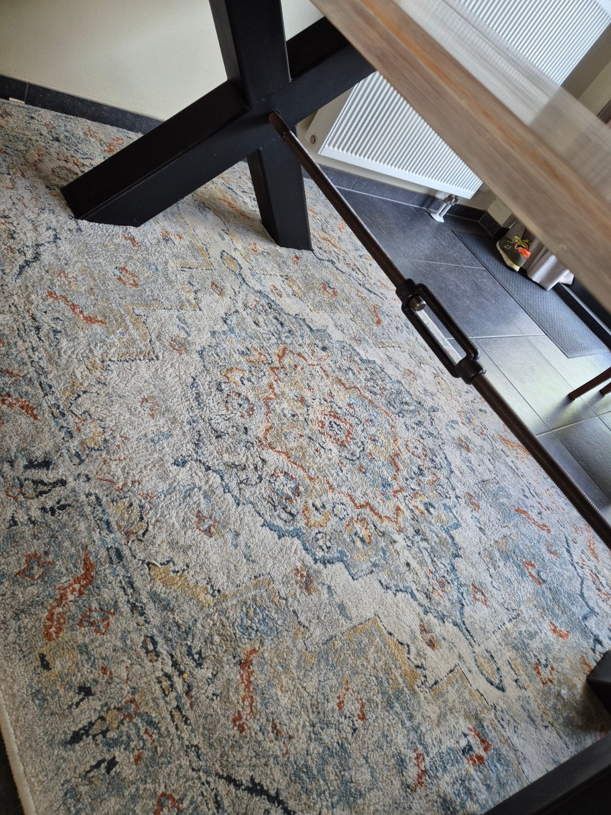 Eettafel 220cm x 100cm, Ophalen, Gebruikt, 100 tot 150 cm, 200 cm of meer