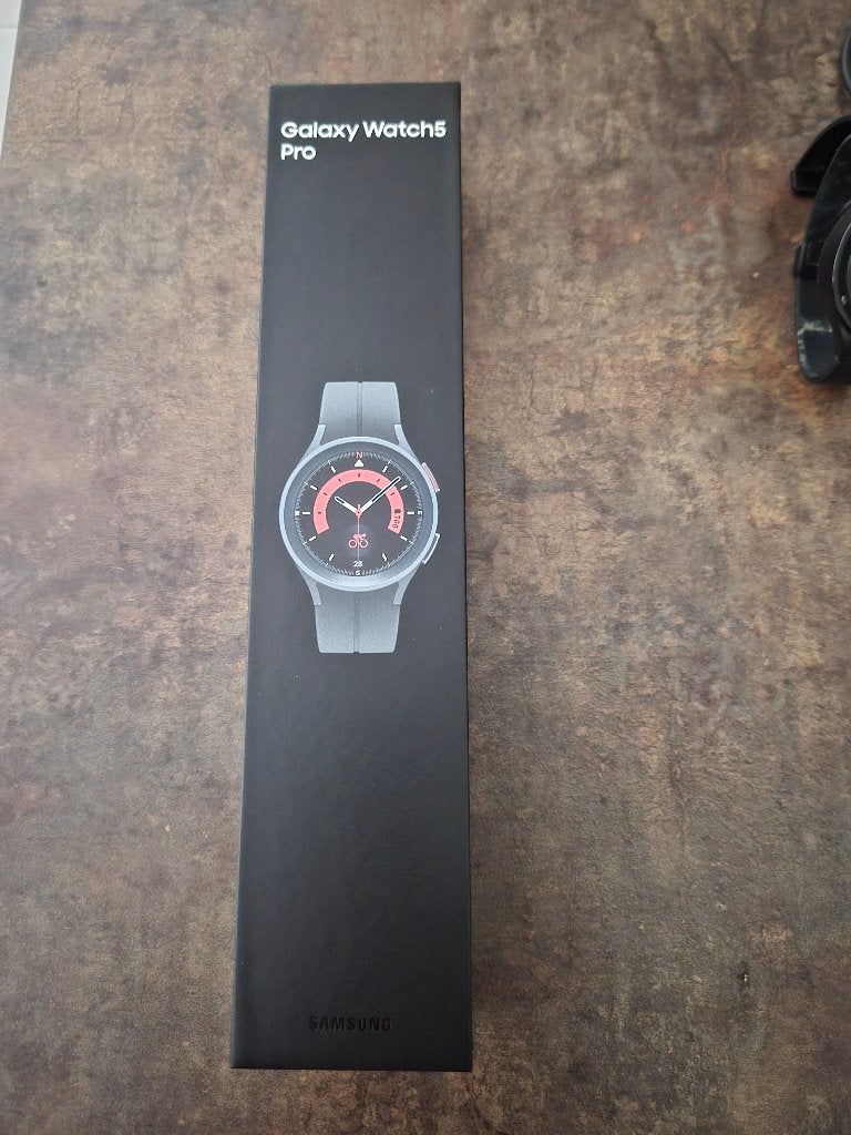 Samsung watch 5 Pro, Handtassen en Accessoires, Smartwatches, Gebruikt, Verzenden, Zwart, Waterdicht